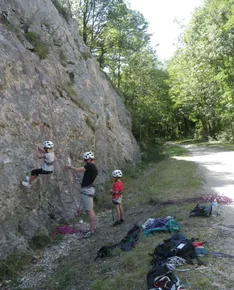 Climbing with Accr'eau Aventure