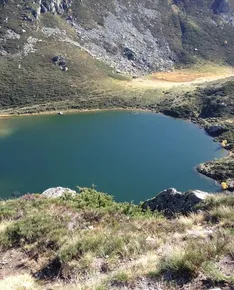 Etang d'Appy from the Monts d'Olmes station