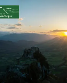 Sunrise over the Grand Site mountains