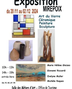 Glass Art, Ceramics, Painting and Sculpture Exhibition